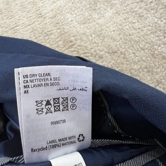 Alfani Slim Fit Blue Suit Jacket 40R - Picture 10 of 10